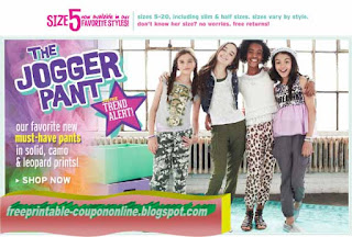 Free Printable Justice For Girls Coupons