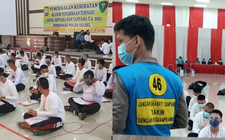  Sebanyak 192 Orang, Catar AKPOL Panda Polda Sulsel TA-2021 , Berhak Ikut Test Psikologi