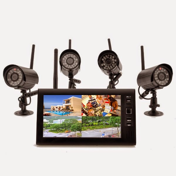 Kamera Wireless 4x Indoor DVR 7 Inch