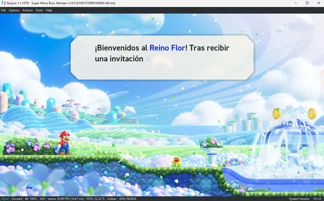 Super Mario Bros. Wonder (2023) PC Emulado Español
