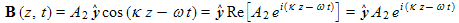 equation for the oscillating magnetic field of an electromagnetic wave