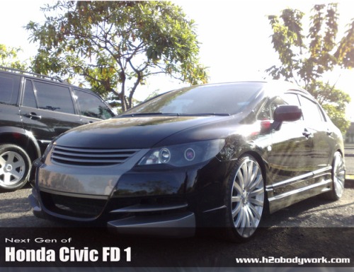 Honda Civic FD 1 Modification by H2OBodyWork Bandung
