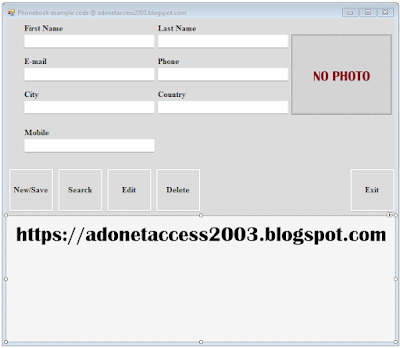 ms access development using adonet connected mode