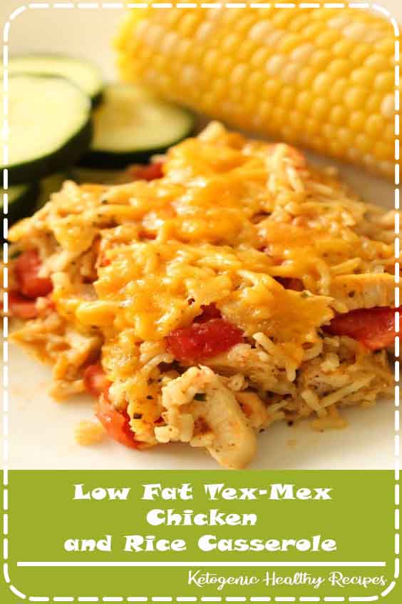 Low Fat Tex-Mex Chicken and Rice Casserole Recipe / Six Sisters' Stuff | Six Sisters' Stuff