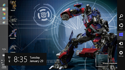 Transformers Prime Theme For Windows 8
