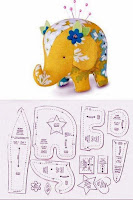 stuffed elephant pattern free