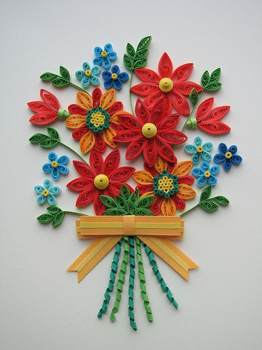 Paper Quilling Kerajinan Kertas Contoh Kreasi