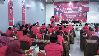 Rakercab II, DPC PDI-Perjuangan Pinrang Perkuat Konsolidasi Strategi Pemilu 2024