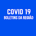 Boletins da covid 19, de municípios da região, nesta terça-feira (14).