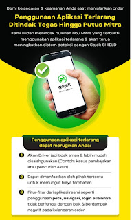 Penggunaan Aplikasi Terlarang Go-jek