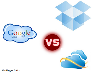 SkyDrive vs DropBox vs Google Drive