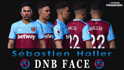 PES 2020 Faces Sebastian Haller by DNB