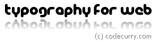 typography for web