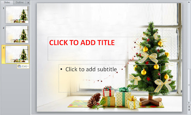 Christmas PowerPoint template