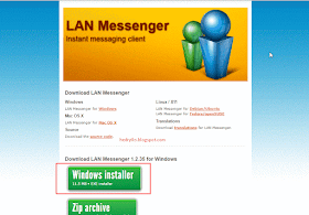 Aplikasi Chat LAN Massenger