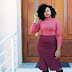 Look Saia Midi e Bota de Cano Longo