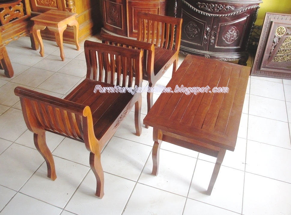 Jual Kursi Teras Minimalis Kayu Jati Furniture Jati