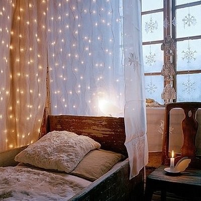 Fairy Lights Bedroom