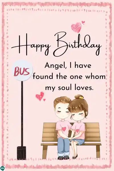 best happy birthday angel romantic couple images