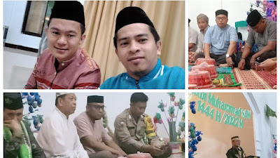 Kompak DPKel BKPRMI Caile dan DPK BKPRMI Ujung Bulu Hadiri Maulid Masjid Shahiburrahman Caile 