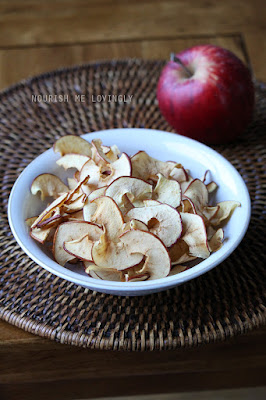 Crispy apple slices