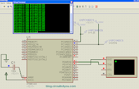 AVR Microcontroller ADC Interfacing Circuit