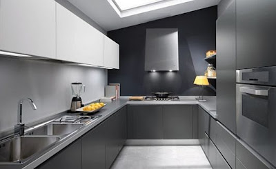 cocina color gris