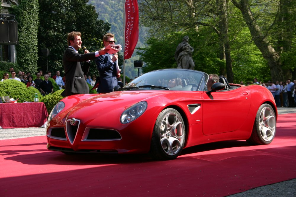 Alfa Romeo 8C Spider powertrain