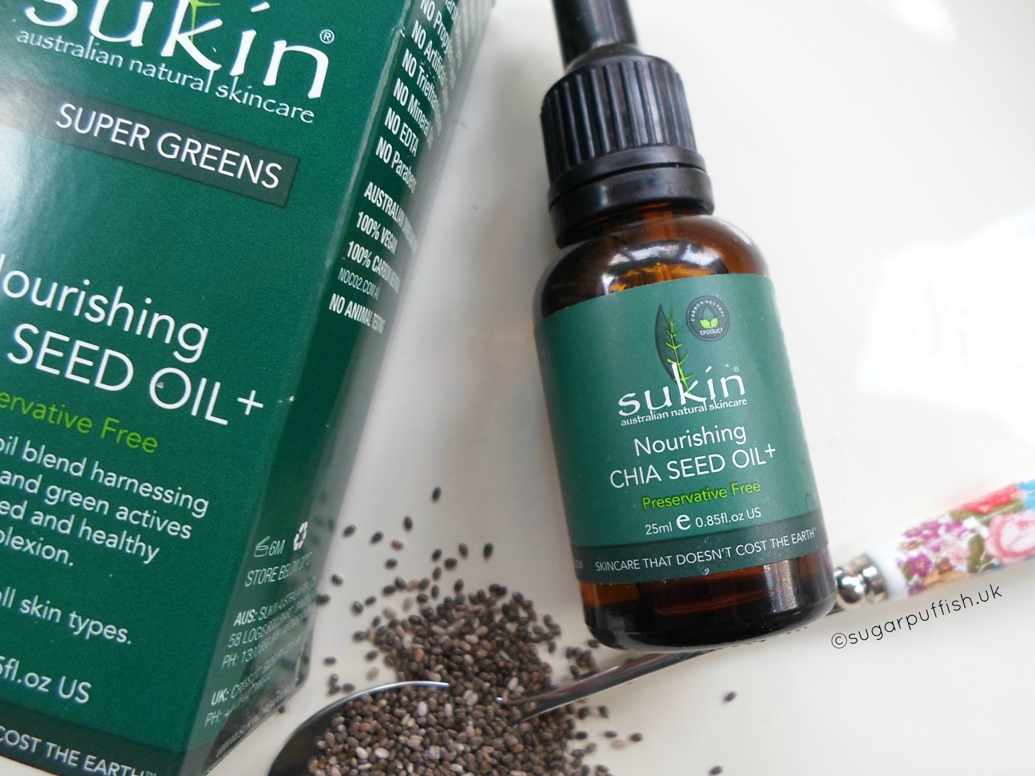 Review Sukin Nourishing Chia Seed Oil