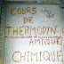 Cours: Thermodynamique chimique