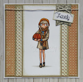 Autumnal CAS card using Thoroughly Modern Miss November by LOTV