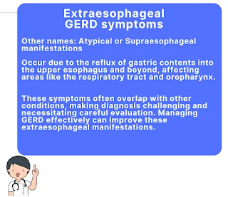 Extraesophageal GERD symptoms