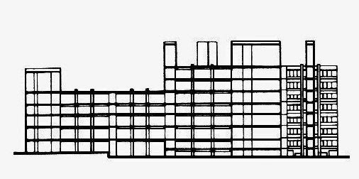 Laboratorios de Biotecnología Richards en Philadelphia | Louis Kahn | Richards Medical Research Building  