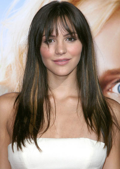 Modern Long Straight Hairstyles Bangs from McPhee 2010