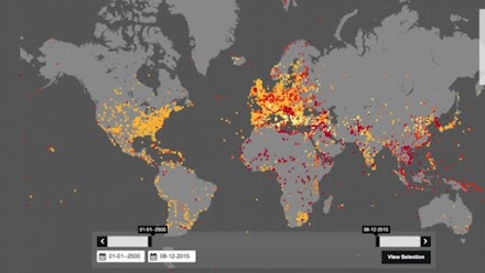 Χάρτης: Οι πόλεμοι στην ιστορία της ανθρωπότητας