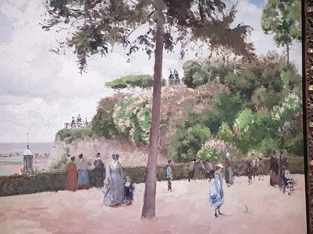 Pissarro : Pontoise, le jardin de la ville.1874. Metropolitan de NY