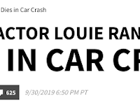 Death of Belly actor Louie Rankin (Leonard Forbes), September 30, 2019