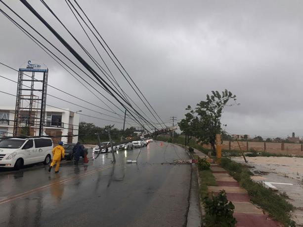 Derriba árboles y tendidos eléctricos