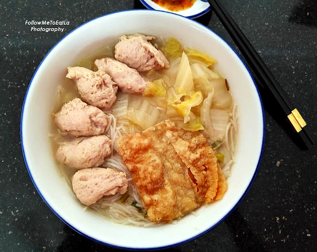 Fish Paste Noodles In Clear Soup