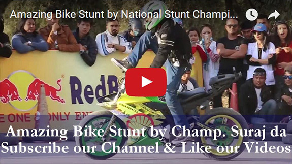 Amazing Bike Stunt by National Stunt Champion