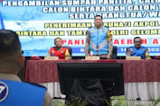 Kapolda Aceh Pimpin Penandatanganan Pakta Integritas Dan Pengambilan Sumpah Penerimaan Terpadu Anggota Polri