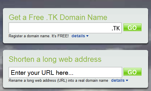 Free website domain