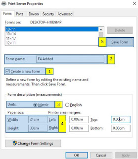Cara Menambahkan dan Mengatur Ukuran Kertas F4 Di Windows 10