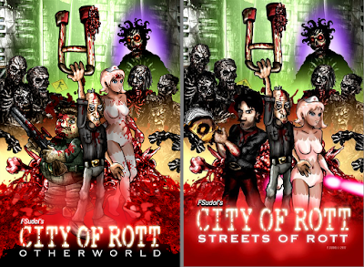 City of Rott: confronto tra le locandine di Otherworld e Streets of Rott