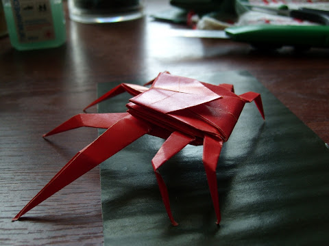 Оригами Краб-паук