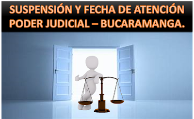 INICIO DE LABORES JUZGADOS EN BUCARAMANGA MES DE JUNIO DEL 2020