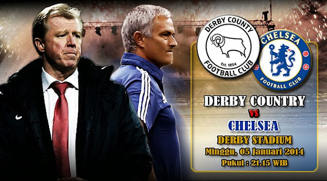 Derby County vs Chelsea Piala FA Cup 2014