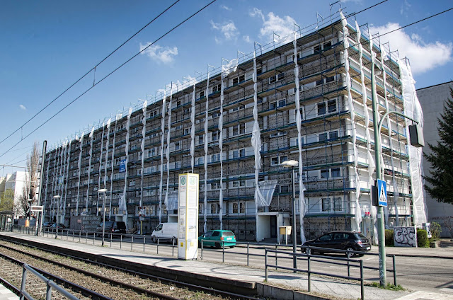 Baustelle Sanierung Anna-Ebermann-Straße / Wartenberger Straße 44, 13053 Berlin, 27.03.2014