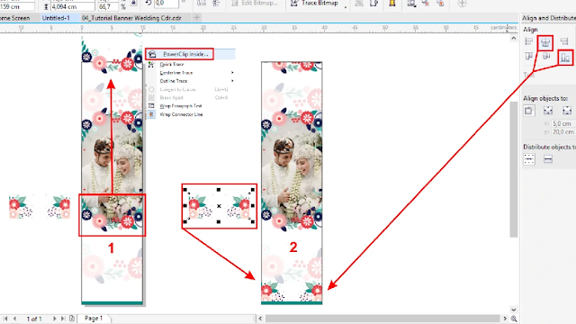 Cara membuat Spanduk Pernikahan CorelDraw