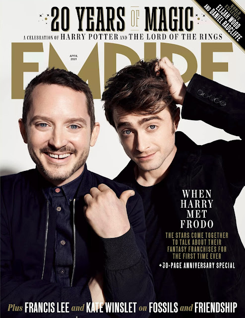 Quando Harry conheceu Frodo: veja os detalhes da edição da Empire com Daniel Radcliffe e Elijah Wood | Ordem da Fênix Brasileira